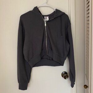 H&M Short Hooded Sweatshirt Jacket